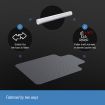 Durable 5Mm Thick High Quality Pvc Clear Carpet Office Chair Mat Carpet Floor Protector-135Cmx114Cm