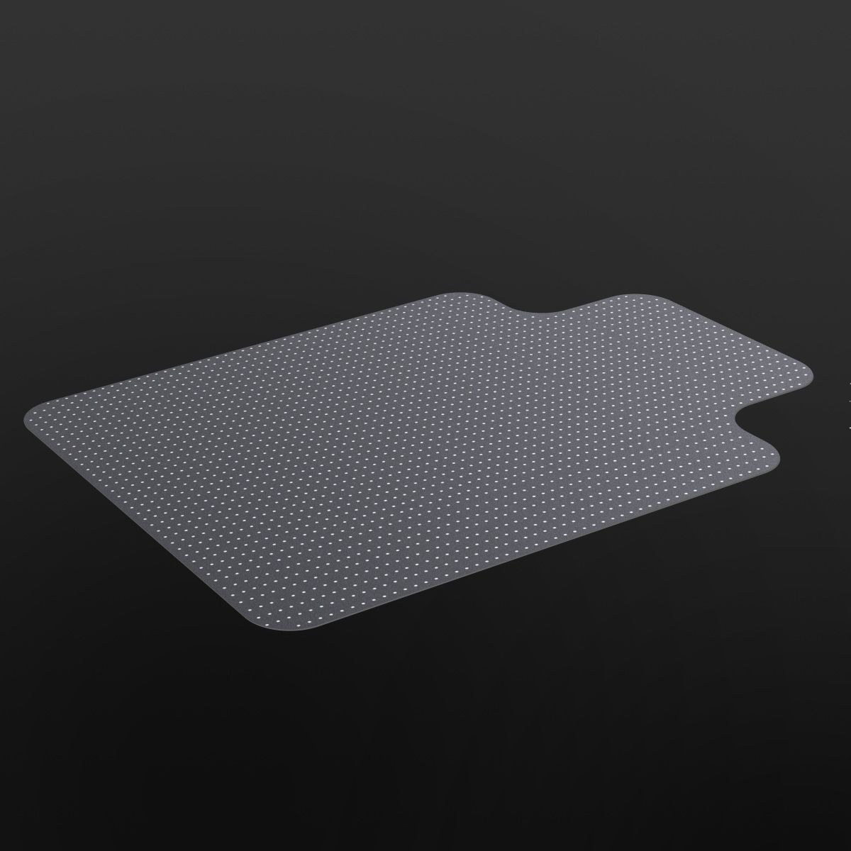 Durable 5Mm Thick High Quality Pvc Clear Carpet Office Chair Mat Carpet Floor Protector-135Cmx114Cm