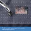 Durable 5Mm Thick High Quality Pvc Clear Carpet Office Chair Mat Carpet Floor Protector-135Cmx114Cm