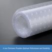 Durable 5Mm Thick High Quality Pvc Clear Carpet Office Chair Mat Carpet Floor Protector-135Cmx114Cm