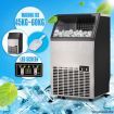 Portable Self Cleaning Commercial 12-Min Qucik Ice Cube Making Machine W/45-60Kg Ice Output 1 Day