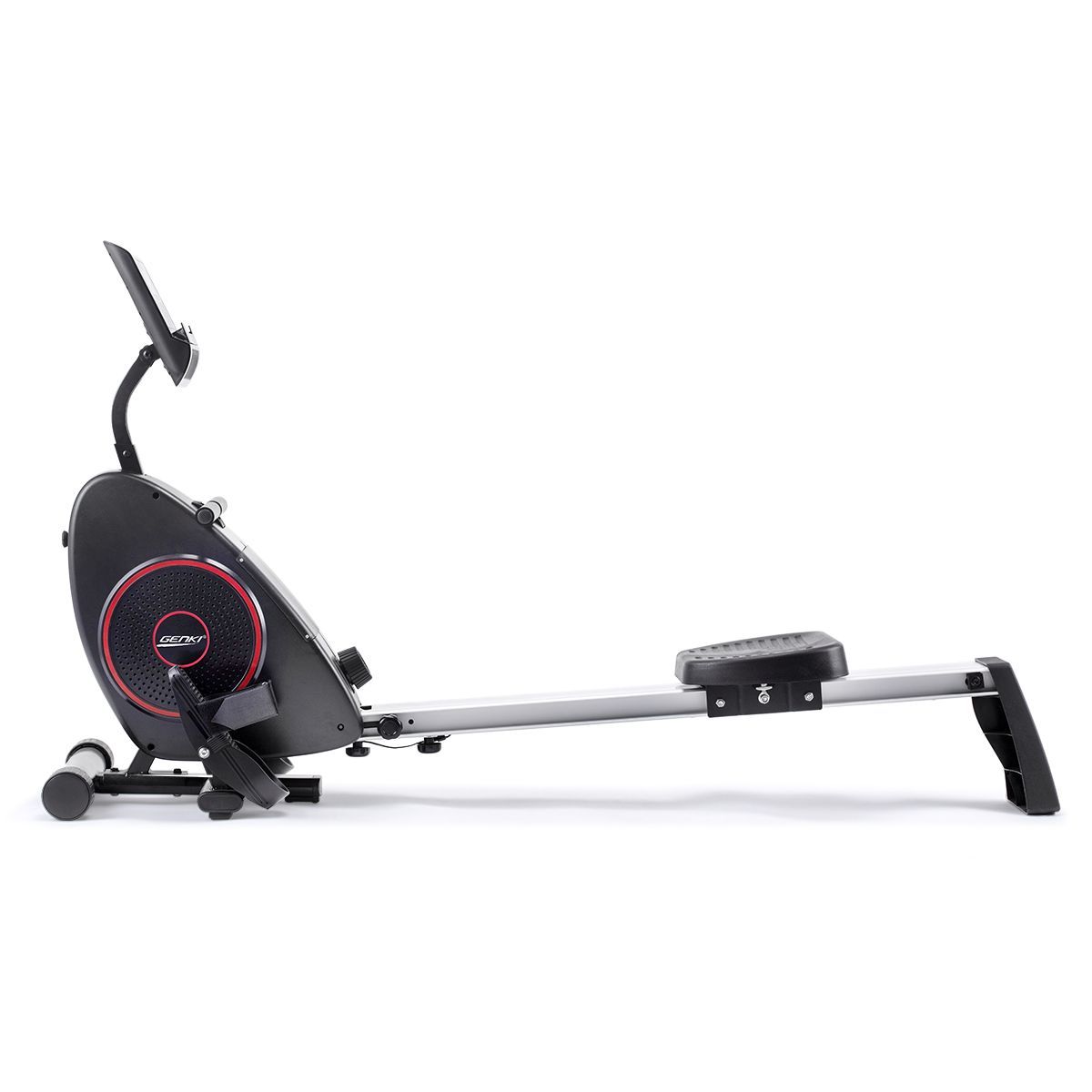 Foldable 16 Level Magnetic Exercise Rowing Machine Home Gym Training Rower W/ Large Lcd Display