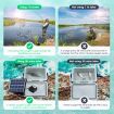 20W Improve Water Clarity Solar Powered Air Oxygen Pump For Pond Also Use In Fishing Fish Transport