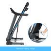 2Hp 1-15Km/H Speed Foldable Treadmill Running Machine W/42Cm Width Belt Home Gym Exercise Equipment