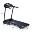 2Hp 1-15Km/H Speed Foldable Treadmill Running Machine W/42Cm Width Belt Home Gym Exercise Equipment