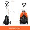 16L Electric Weed Sprayer On Wheels W/4 Various Nozzles For Garden Lawn Farm, Get Rid Of Grass/Pest