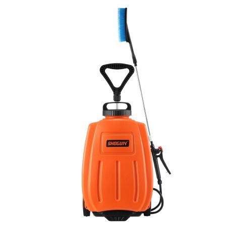 16L Electric Weed Sprayer On Wheels W/4 Various Nozzles For Garden Lawn Farm, Get Rid Of Grass/Pest