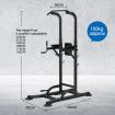 6 In 1 Home Gym Fitness Station For Chin-Up,Dip Station,Pull-Up,Push-Up,Power Rack,Leg Raise