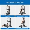 6 In 1 Home Gym Fitness Station For Chin-Up,Dip Station,Pull-Up,Push-Up,Power Rack,Leg Raise