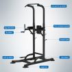 6 In 1 Home Gym Fitness Station For Chin-Up,Dip Station,Pull-Up,Push-Up,Power Rack,Leg Raise