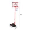 2M Height Adjustable Portable Kids Basketball Hoop Stand W/Backboard,Base,Inflator,Great Gift