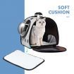 Pet Travel Carrier Crate Hand Shoulder Bag W/Semi-Sphere Window Breathable High Quality Material