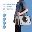 Pet Travel Carrier Crate Hand Shoulder Bag W/Semi-Sphere Window Breathable High Quality Material