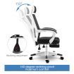 High Back Breathable Mesh 150 Degree Reclining Computer Office Chair W/Thick Padded Seat,Slid Footrest