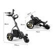 500W Climb Hill Easily Electric 3-Wheel Golf Buggy Trolley W/36-Hole Battery,9 Speed Control