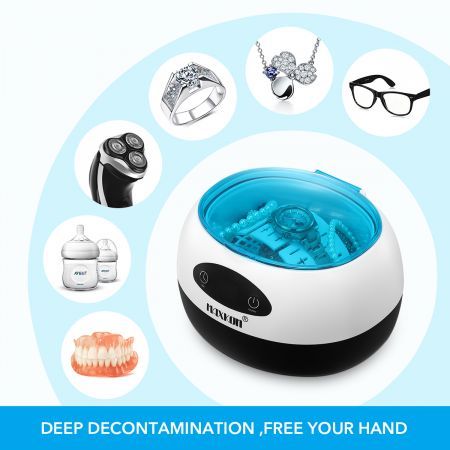 750Ml Durable 42 Khz Highly Efficient Ultrasonic Cleaner For Jewellery Watch Sun Glasses Home/Shop