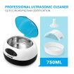 750Ml Durable 42 Khz Highly Efficient Ultrasonic Cleaner For Jewellery Watch Sun Glasses Home/Shop