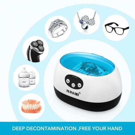 600Ml Durable 42 Khz Highly Efficient Ultrasonic Cleaner For Jewellery Watch Sun Glasses Home/Shop