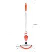 Effectively Sterilize 1300W Steam Mop Cleaner W/Multi Nozzles For Floor Clothes Window Etc.-Orange