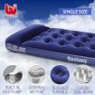 Quickly Inflate Air Bed Mattress W/ Built In Pillow Foot Pump-Single Great For Indoor / Outdoor