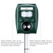 315Sqm Area Solar Ultrasonic Pest Repeller Flash Light Animal Deterrent For Bird Fox Cat Racoon Bat