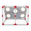 Kids Soccer Football Goal Target Training Set-Kick Ball To Different Holes For Different Scores