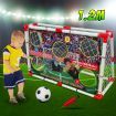 Kids Soccer Football Goal Target Training Set-Kick Ball To Different Holes For Different Scores