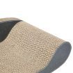 Sofa Shape Cardboard Cat Scratcher Claw Scratching Play Mat W/High-Strength Corrugated Material