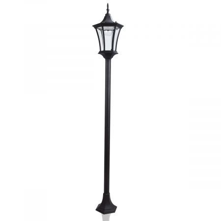 Elegant Weather Resistant Quality Real Glass Solar Post Light Lamp For Parks Garden, Patio/Veranda