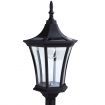 Elegant Weather Resistant Quality Real Glass Solar Post Light Lamp For Parks Garden, Patio/Veranda