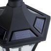 Elegant Weather Resistant Quality Real Glass Solar Post Light Lamp For Parks Garden, Patio/Veranda