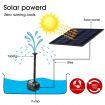 5W 5 Water Effects Garden Solar Foutain Water Pump For Pond,Birdbath,Waterfall,Pool,Lawn