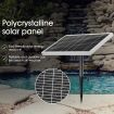 50W 6 Water Effects Garden Feature Solar Foutain Water Pump For Pond,Birdbath,Waterfall,Pool,Lawn