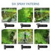 50W 6 Water Effects Garden Feature Solar Foutain Water Pump For Pond,Birdbath,Waterfall,Pool,Lawn