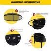 32" Outdoor Fire Pit / Bbq Grill 2 In 1 Portable Fireplace Brazier Patio Heater W/Safety Mesh Lid