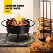 32" Outdoor Fire Pit / Bbq Grill 2 In 1 Portable Fireplace Brazier Patio Heater W/Safety Mesh Lid
