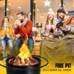 32" Outdoor Fire Pit / Bbq Grill 2 In 1 Portable Fireplace Brazier Patio Heater W/Safety Mesh Lid