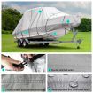 17-19Ft High Quality Weather/Uv Resistant Jumbo Boat Cover Canopy For Hardtop Or T-Top Boats