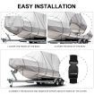 17-19Ft High Quality Weather/Uv Resistant Jumbo Boat Cover Canopy For Hardtop Or T-Top Boats