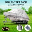 21-23Ft High Quality Weather/Uv Resistant Jumbo Boat Cover Canopy For Hardtop Or T-Top Boats