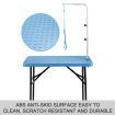 Portable Foldable Pet Dog Grooming Table W/Adjustable Arm Height, 97Cm In Length, Easy To Clean