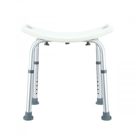 Non Slip Height Adjustable Safe Shower Stool Chair Bathtub Seat W/Handles For Elderly 120Kg