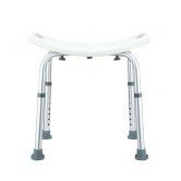 Non Slip Height Adjustable Safe Shower Stool Chair Bathtub Seat W/Handles For Elderly 120Kg