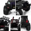 Kids 12V 3-6Km/H Ride On Jeep Off Road Car W/Flash Light Music,Safe Romote Control,28Cm Seat-Black