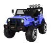 Kids 12V 3-6Km/H Ride On Jeep Off Road Car W/Flash Light Music,Safe Romote Control,28Cm Seat-Blue