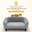 M Size Soft Well Padded Dog Bed Pet Sofa W/4 Raised Leg Away From Mold,Small Insect, Max 50Kg