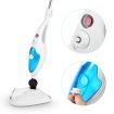 Effectively Sterilize 1300W Steam Mop Cleaner W/Multi Nozzles For Floor Clothes Window Etc.-Blue