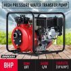 8Hp High Pressure Petrol Water Transfer Pump For Firefighting,Irrigation,Drainage Engineering