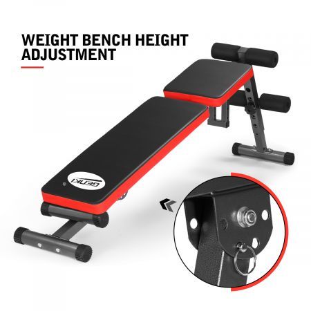 Foldable Adjustable Home Gym Workout Weight Bench For Chest Shoulder Presses,Crunches,Dumbbell