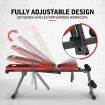 Foldable Adjustable Home Gym Workout Weight Bench For Chest Shoulder Presses,Crunches,Dumbbell